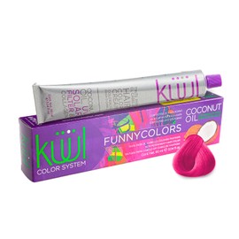 KÜÜL - Color System Funny Colors Tinte Semipermanente Color Magenta 90 ml, Filtro UV y Colágeno, Prolonga Intensidad del Color, Aporta Hidratación, Brillo y Sedosidad, Coloración Cabello
