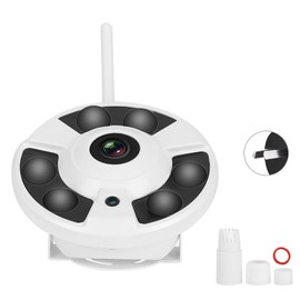 IP Fisheye Camera 360 Panoramic Surveillance IR Wifi 1080P 110‑240V