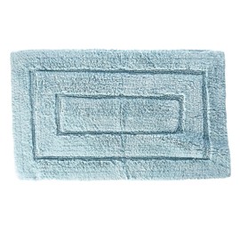 Kassatex Kassa Design Bath Rug, 20 by 32-Inch, Robins Egg Blue