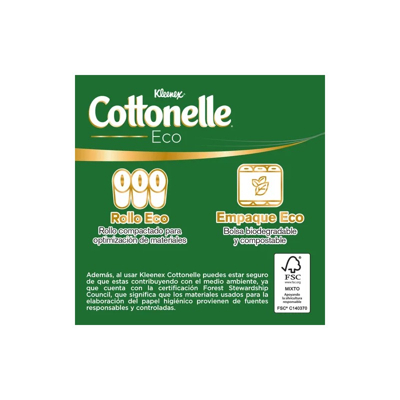 Kleenex Cottonelle Kimberly Clark Eco - Pack - 8 -