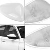 White Left Driver Side Mirror Cover Cap Housing Replacement for