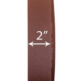 KEYSTONE 2" X 42" SANDING BELT 100X - 10 PACK BY PEACHTREE WOODWORKING PW6139