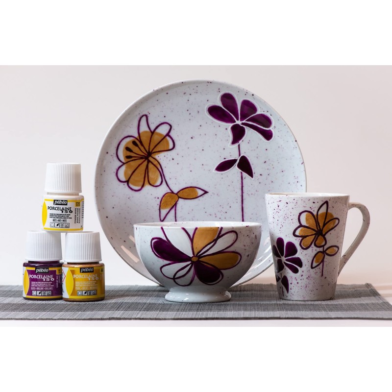 Pebeo 024-044 1-Piece 45ml Porcelaine 150 China Paint 45-Milliliter Bottle,