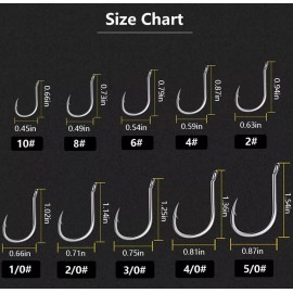 Dyxssm 3/0# Dyxssm 150pcs/lot Circle Fishing Hooks Extra Strength Octopus Barb