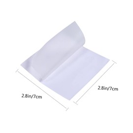 Operitacx 10Pcs Clear Tent Repair Patch Tape Transparent Mend Tape for Repairs Easy Application for Tents Tarps and Outdoor Gear