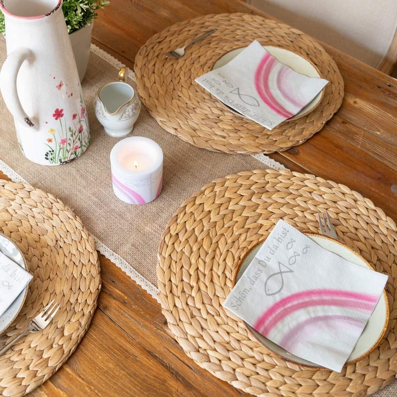 20 Napkins Schön dass du da bist mit Fische und