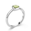 MATERIA by Matthias Wagner Square Gemstone Ring 925 Silver for