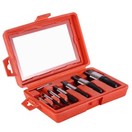 8Milelake Easy Out Extractor Set,Internal Pipe Wrench,Internal Pipe Nipple Extractor,Screw Type Bolt Extractor 8Pcs Broken Damaged Water Pipe Screw Bolt Extractor Remover Easy Out Set