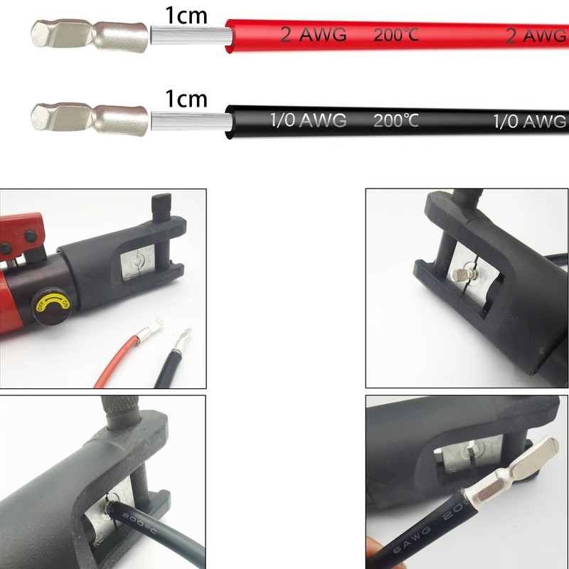 CESFONJER Battery Connector, 175A 600V Battery Quick Disconnect Connector Plug