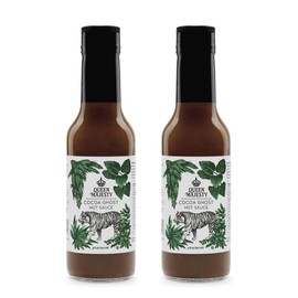 Queen Majesty Hot Sauce - COCOA GHOST HOT SAUCE 5 Fl Oz (2 Pack) - All Natural Habanero & Ghost Pepper Condiment with Chipotle - Vegan, Low-Carb, No Sugar, Kosher, Gluten Free, non GMO