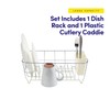 Dish Drying Rack & Cutlery Holder 2 Piece Set -