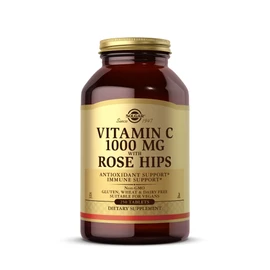 Solgar Vitamin C 1000 mg with Rose HIPS, 250 Tablets - Antioxidant & Immune Support - Overall Health - Supports Healthy Skin & Joints - Non-GMO, Vegan and Kosher - 250 Servings