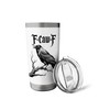 Black Crow F-Caw-F Funny Black Bird Stainless Steel Insulated Tumbler