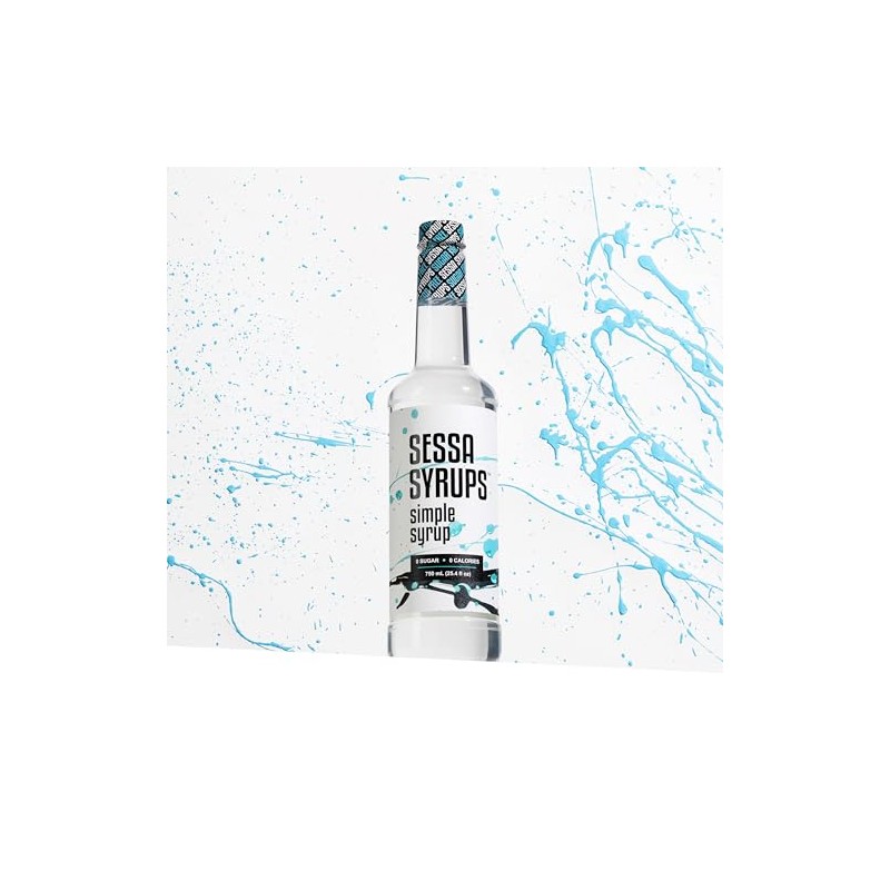 Sessa Syrups Sugar Free Simple Syrup (25.4 Fl Oz)