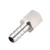 sourcing map Stainless Steel Barb Hose Fitting Connector Adapter 10mm