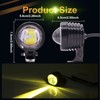 LED Fog Lamp Motorcycle Work Light Spot Headlight Auxiliary Lighting