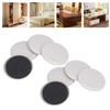 Reusable Furniture Sliders, 8Pcs Furniture Sliders for Carpet Reusable Round