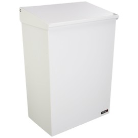 Qualarc ALX -100-WH Wall or Post Mount Top Load Galvanized Steel Mailbox, White