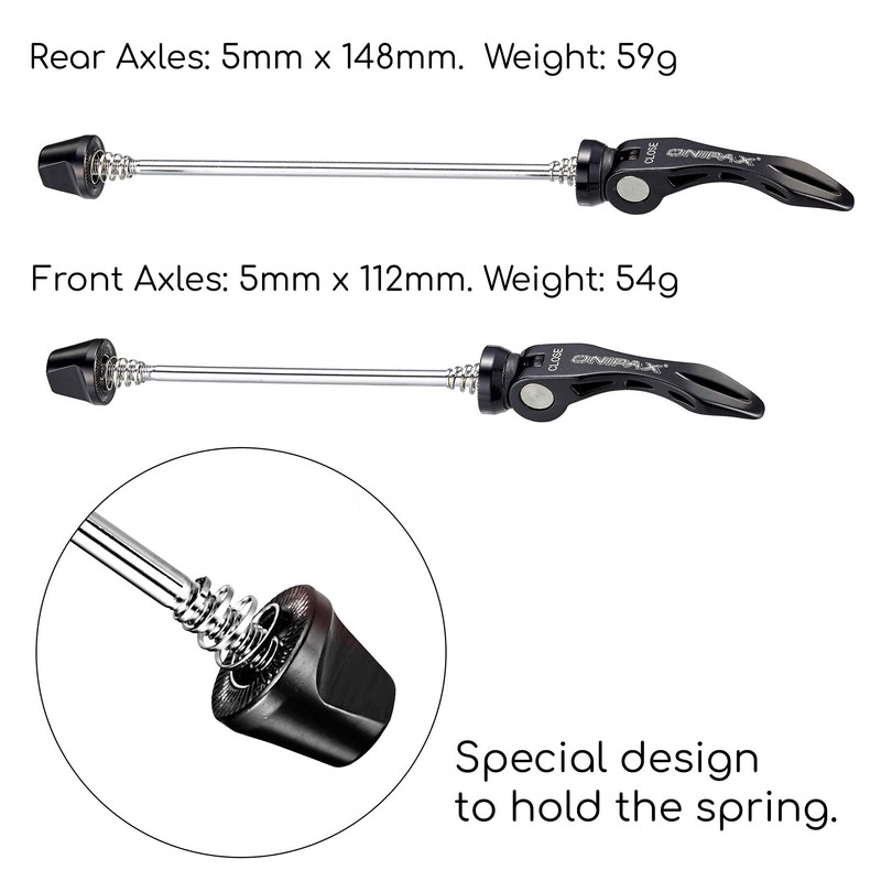 ONIPAX Quick Release SKEWERS RED/Black