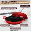 TeamFar Cast Iron Bread Dutch Oven, 6 Qt Enameled Dutch