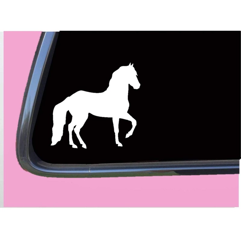Paso Fino Horse plain TP 595 6" Decal Sticker saddle