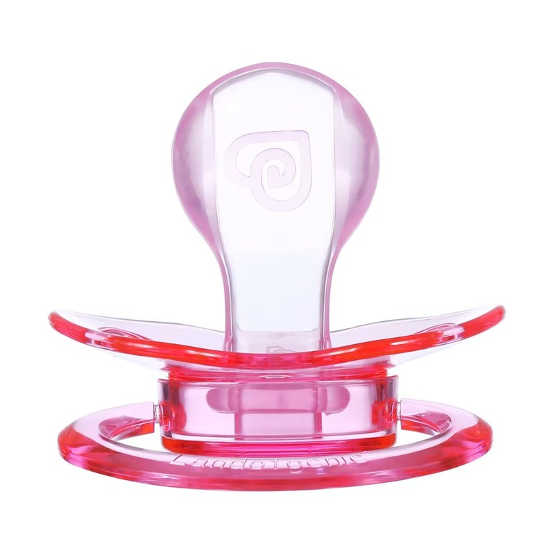 Landofgenie Adult Pacifiers Set Large Shield Transparent Design Pacifier Bone