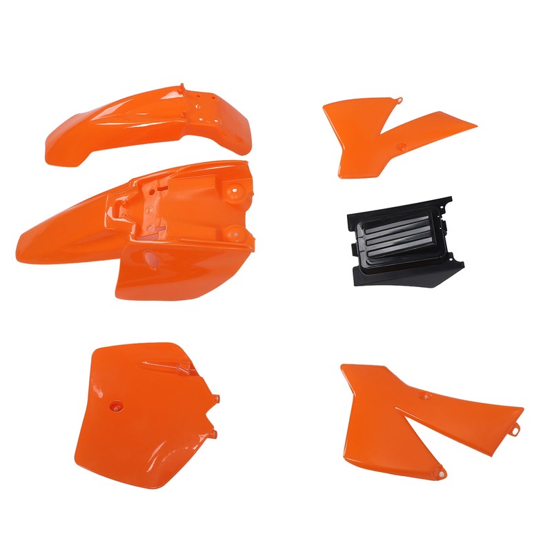 Motorcycle Fairing Cover Kit Orange Front Wheel Mudguard Splash Guard