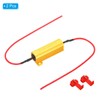 PATIKIL 2pcs 50W 100ohm Aluminium Case Resistor Housing Wire Resistors