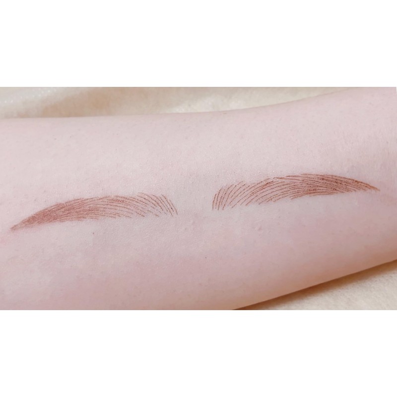 pussé 4D Beautiful Eyebrow Stamp, Natural Straight, Difficult to Fall