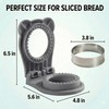 Crustless Sandwich Maker Cutter and Sealer, Crustless Sandwich Pocket Maker