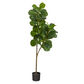 Nearly Natural 5.5ft. Fiddle Leaf Fig Artificial Tree