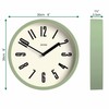 JONES CLOCKS® Hot Tub wall Clock | Small Retro Round