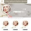 MIROAMZ Rechargeable Wall Mounted Lighted Makeup Vanity Mirror 8 Inch