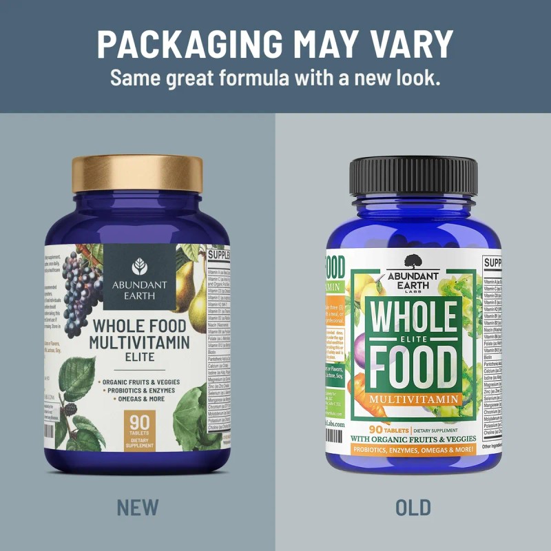 Whole Food Multivitamin, Multivitamin For Men, Multivitamin