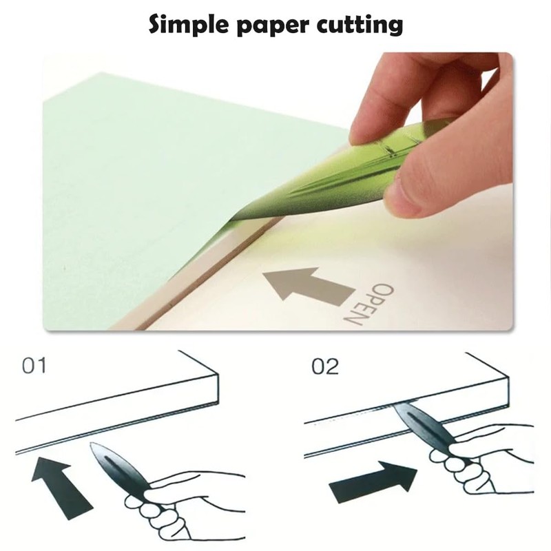 1pc Four-sided Seal Glue Watercolor block Cutting And Separating Tools,