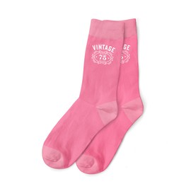 75th Birthday Socks Gifts for Women 75 Keepsake Present Seventy Five Size 4-7