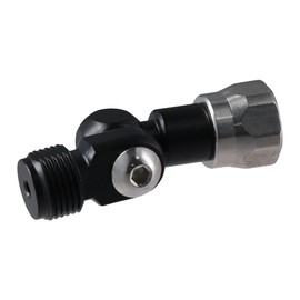 Urjumpea Universal Black Swivel Joint Adapter for Airless Paint Spray Sprayer Gun