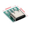 Greluma 6PCS 16 Pin Type-C Male to 2.54mm PCB Adapter