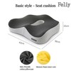 Memory Foam Seat Cushion and Lumbar Support Pillow for Office