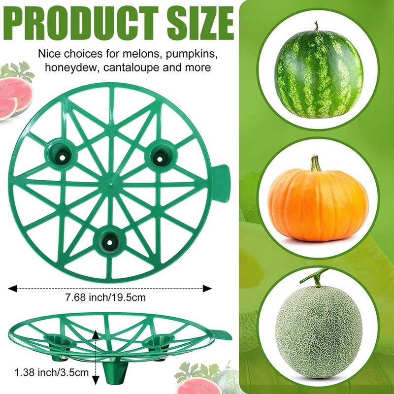 10Pcs Melon, Pumpkin Support, Watermelon Holder Stand Trellis, Plastic Stand