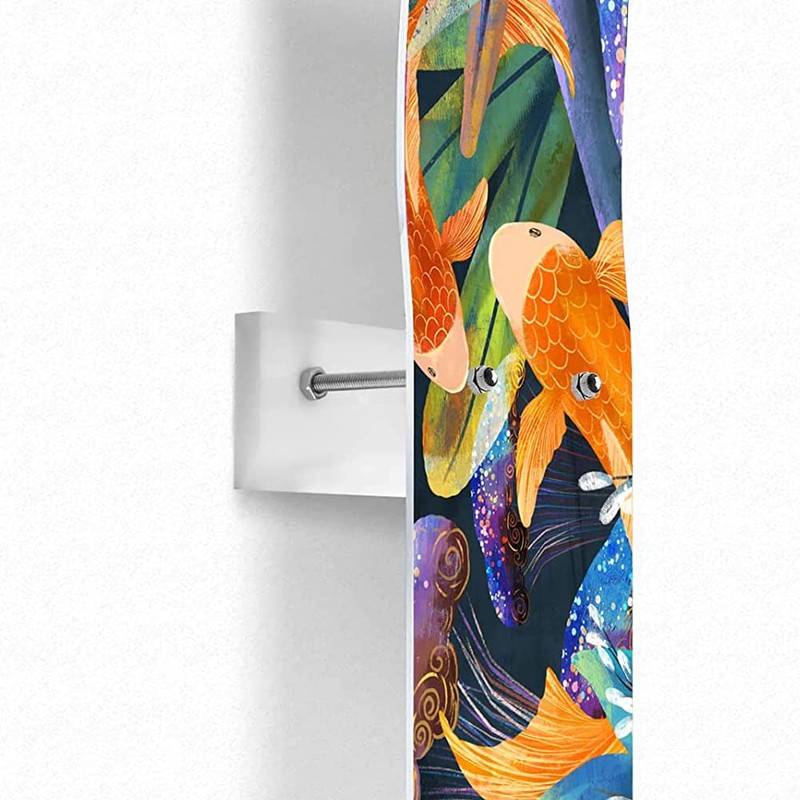 Pack of 2 Skateboard Deck Wall Mount, Transparent Floating Skateboard