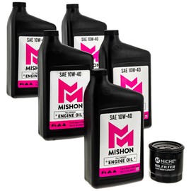 MISHON Engine Oil Change Kit for Kawasaki Teryx 4 800 KRF KRT Triumph Daytona 955i 650 Sprint RS Thunderbird