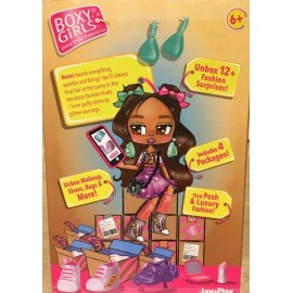 Jay At Play Boxy Girls Nomi Fashion Doll 4 Surprise Packages Unbox Makeup Shoes Bags & More