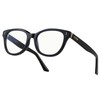 AVDLAB Blue Light Blocking Glasses Oval Oversized Stylish Thick Frame