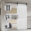 S&Z TOPHAND® 38in x 84in MDF Barn Door with 6.6FT