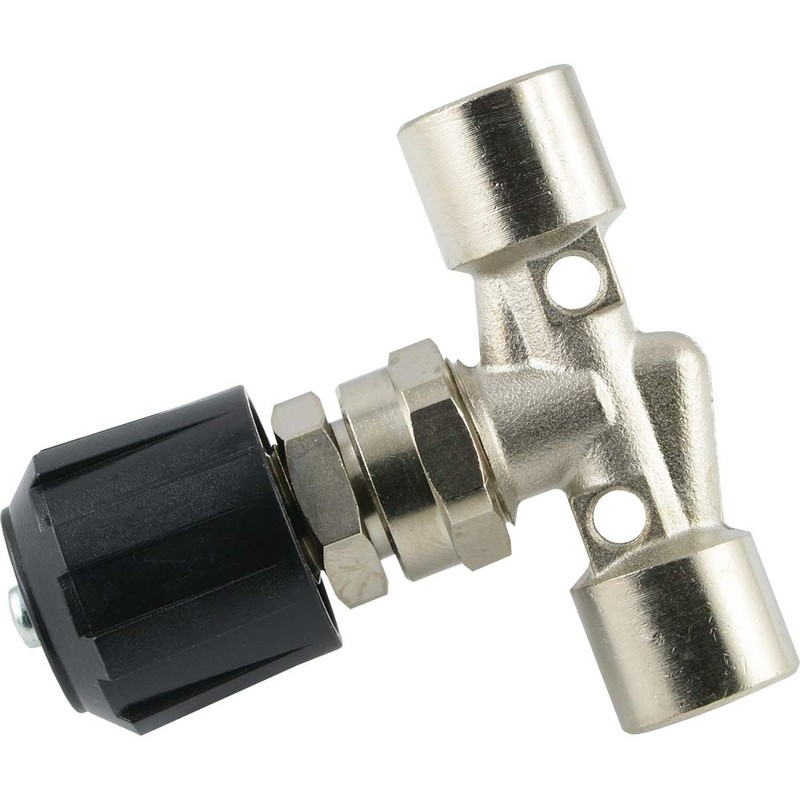 Fitting Parts Needle Shut-Off Valves with Bulkhead Thread for Panel