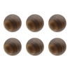 T Tulead 6 Pcs Wood Ball Knobs 1-1/5 Inch Round