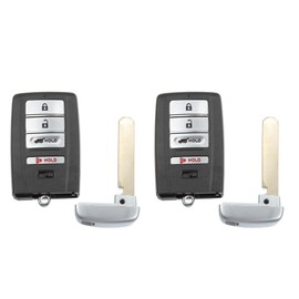 ACROPIX 313.8 MHz Key Fob Keyless Entry Remote Fit for Acura MDX RDX Driver 1 Memory KR5V1X - Pack of 2 Black