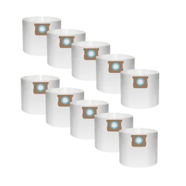 10 Pack VDBS Vacuum Dust Bags For Vacmaster Shop Vac 5-6 Gallon Wet/Dry, Replacement Filter Bag for Vac Master 5 to 6 Gal BM36