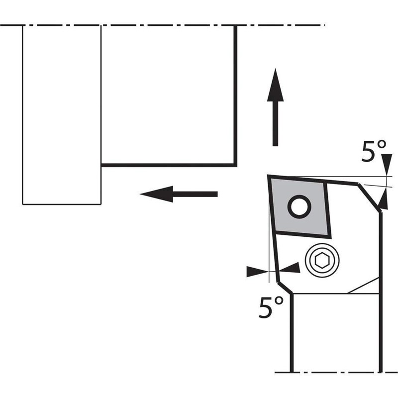 Kyocera PCLNR2525M12 Holder for External Machining